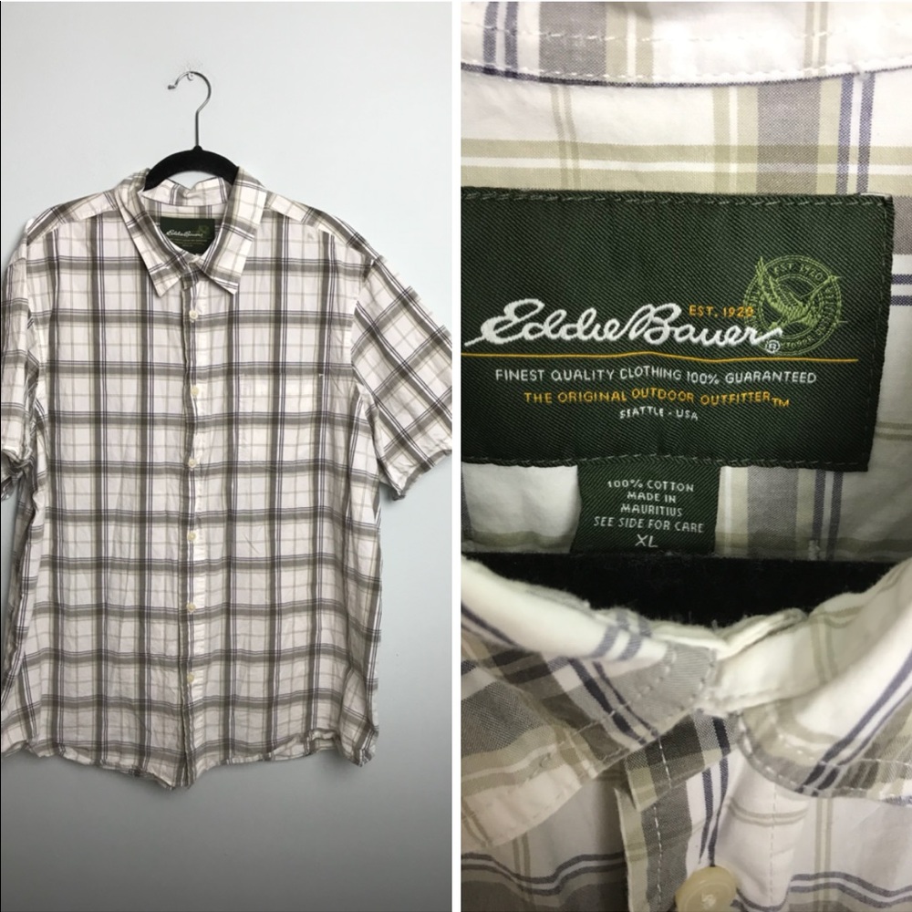 Eddie Bauer short sleeve Shirt. Size XL